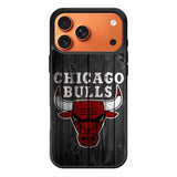Chicago Bulls Wood Background iPhone 17 Pro Max Case QC10688