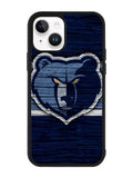 Memphis Grizzlies Wood Logo iPhone 14 Case QC10492