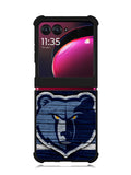 Memphis Grizzlies Wood Logo Motorola Moto Razr Plus 2023 , Moto Razr+ 2023 Case OV10492