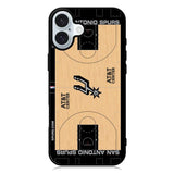San Antonio Spurs Basketball iPhone 16 Case QC10412