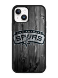 San Antonio Spurs Wood Logo iPhone 14 Plus Case QC10417
