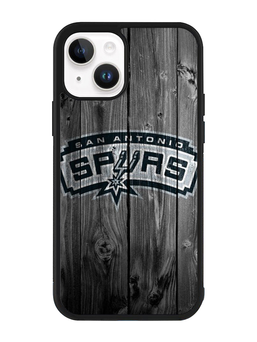 San Antonio Spurs Wood Logo iPhone 14 Case QC10417