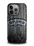 San Antonio Spurs Wood Logo iPhone 15 Pro Case OV10417