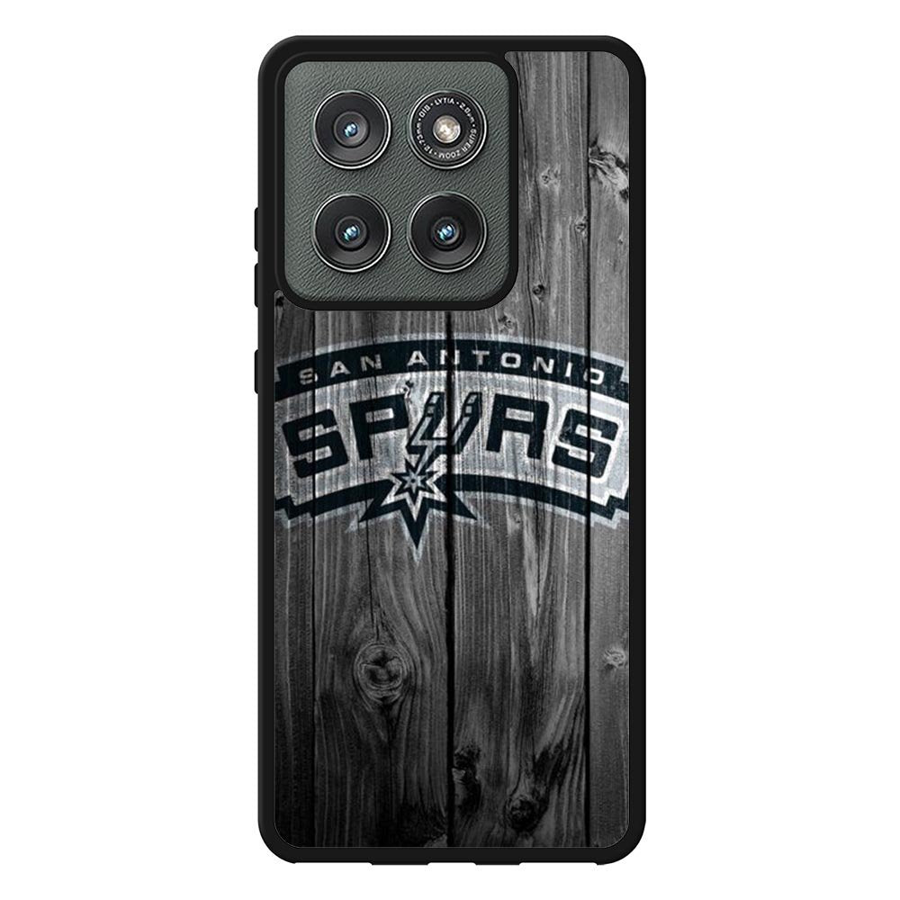 San Antonio Spurs Wood Logo Motorola Moto Edge 2025 Case QC10417