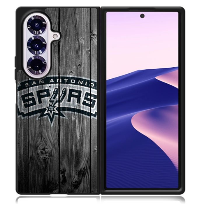 San Antonio Spurs Wood Logo Samsung Galaxy Z Fold 7 Case OV10417