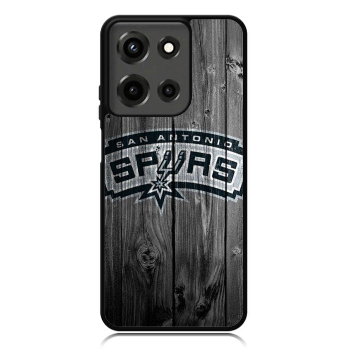 San Antonio Spurs Wood Logo Motorola Moto G 5G 2025 Case OV10417