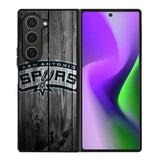 San Antonio Spurs Wood Logo Samsung Galaxy Z Fold 6 5G 2024 Case OV10417