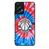 Washington Wizards Tie Dye Style Logo Motorola Moto G Play 2024 Case OV10468