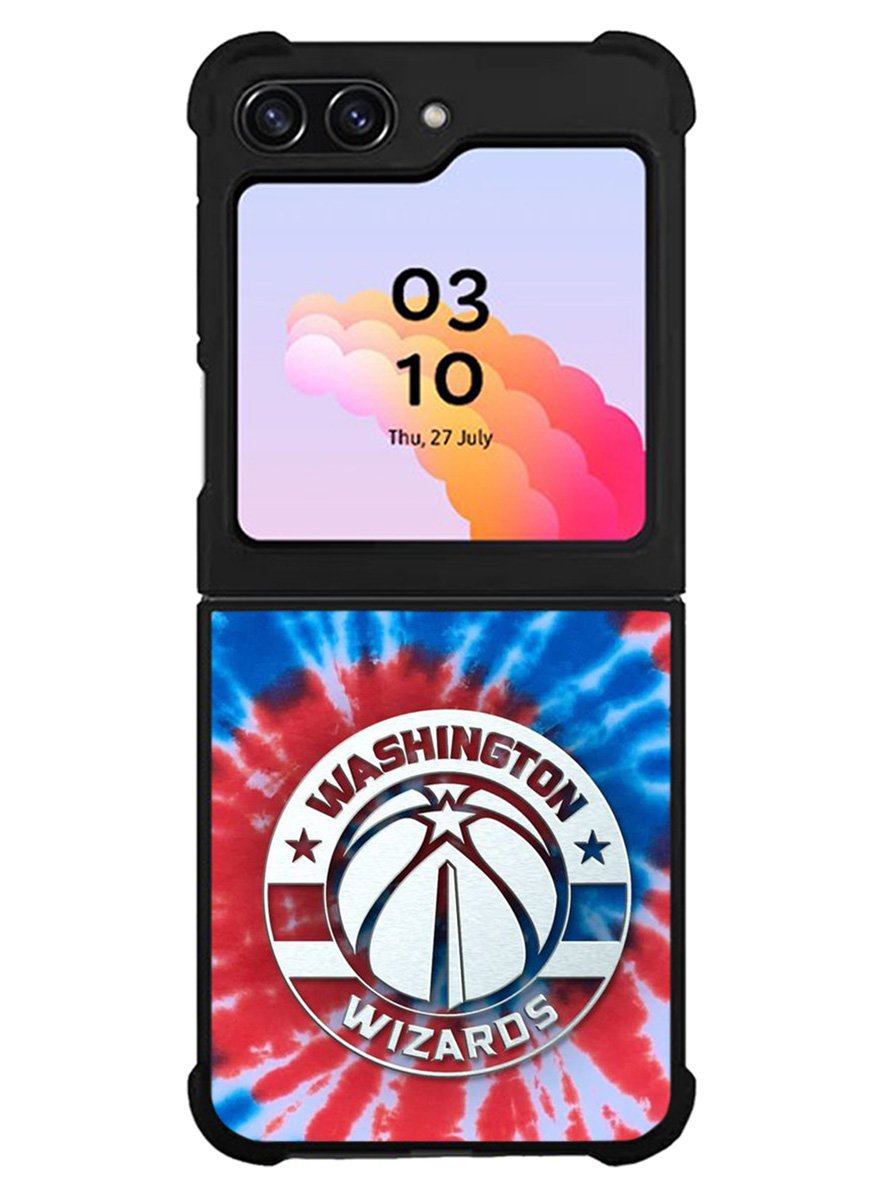 Washington Wizards Tie Dye Style Logo Samsung Galaxy Z Flip 5 5G 2023 Case OV10468