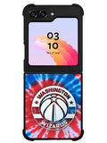 Washington Wizards Tie Dye Style Logo Samsung Galaxy Z Flip 5 5G 2023 Case OV10468