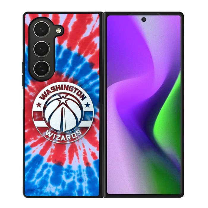 Washington Wizards Tie Dye Style Logo Samsung Galaxy Z Fold 6 5G 2024 Case OV10468