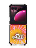 Uta Jazz Tie Dye Style Logo Motorola Moto Razr Plus 2023 , Moto Razr+ 2023 Case OV10464