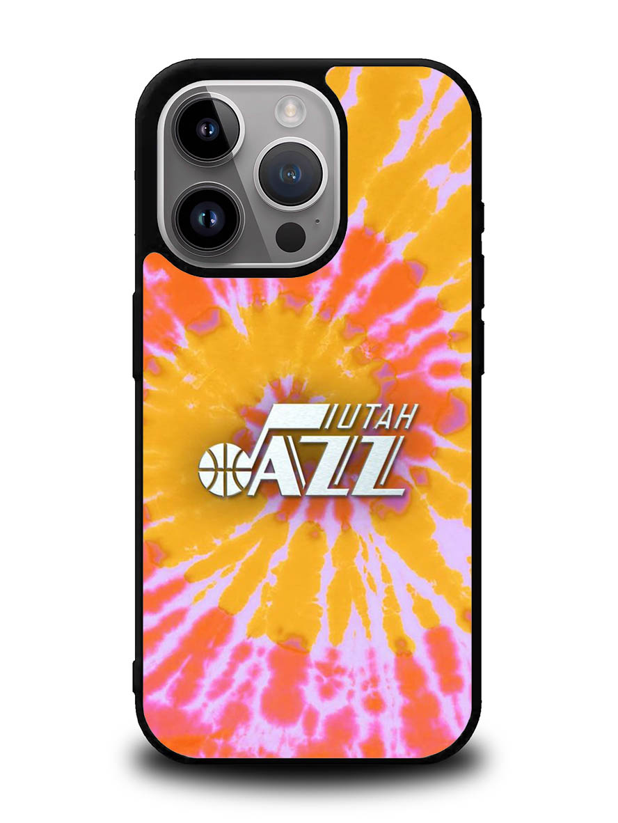 Uta Jazz Tie Dye Style Logo iPhone 16 Pro Case OV10464
