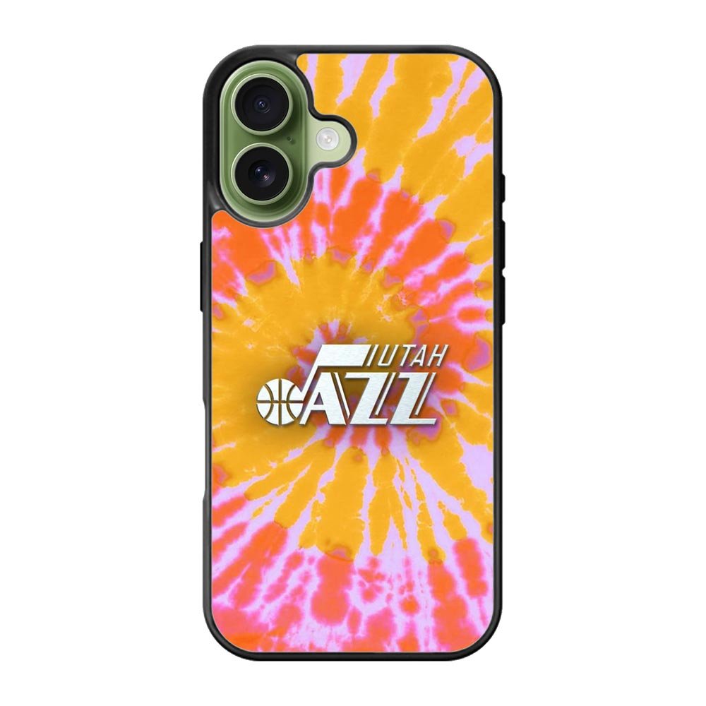Uta Jazz Tie Dye Style Logo iPhone 17 Case QC10464