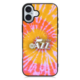 Uta Jazz Tie Dye Style Logo iPhone 16 Plus Case QC10464