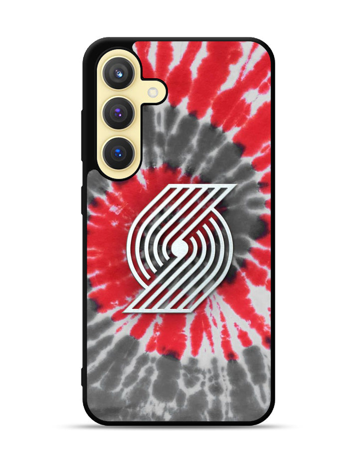 Portland Trailblazers Tie Dye Style Logo Samsung Galaxy S25 Plus 5G , Samsung Galaxy S25+ 5G Case OV10397