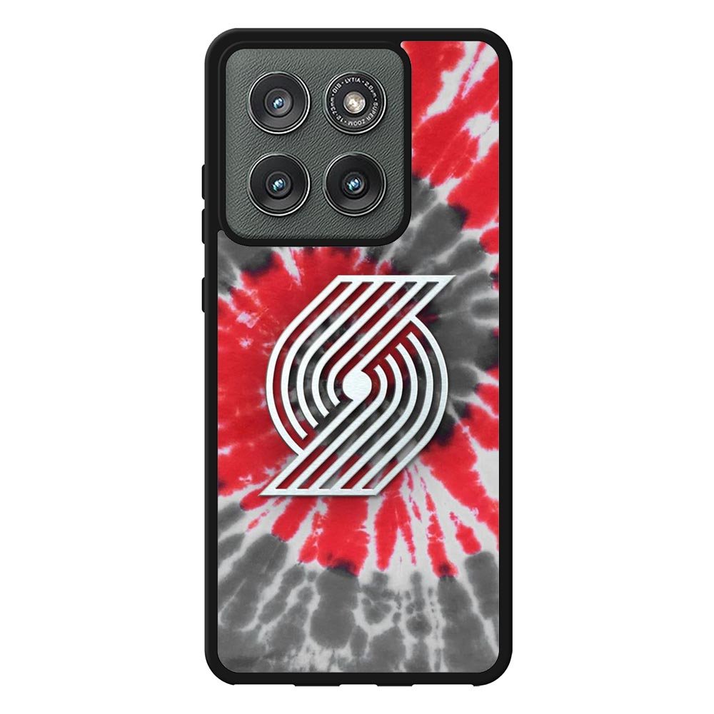 Portland Trailblazers Tie Dye Style Logo Motorola Moto Edge 2025 Case QC10397
