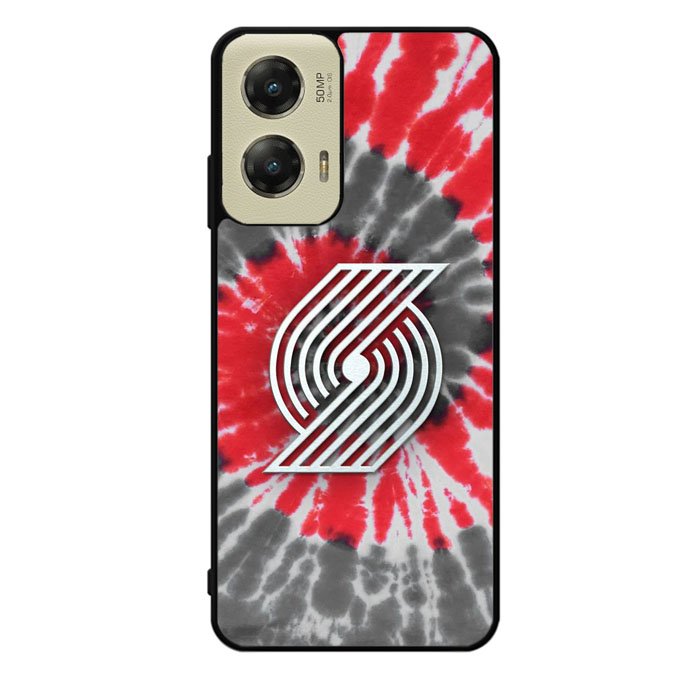 Portland Trailblazers Tie Dye Style Logo Motorola Moto G Stylus 5G 2024 Case OV10397