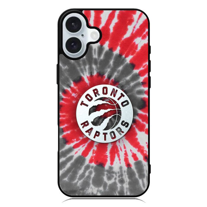 Toronto Raptors Tie Dye Style Logo iPhone 16 Case QC10459