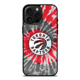 Toronto Raptors Tie Dye Style Logo iPhone 16 Pro Case OV10459