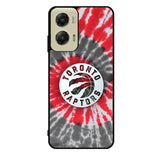 Toronto Raptors Tie Dye Style Logo Motorola Moto G Stylus 5G 2024 Case OV10459
