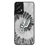 San Antonio Spurs Tie Dye Style Logo Motorola Moto G Play 2024 Case OV10416