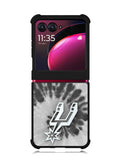 San Antonio Spurs Tie Dye Style Logo Motorola Moto Razr Plus 2023 , Moto Razr+ 2023 Case OV10416
