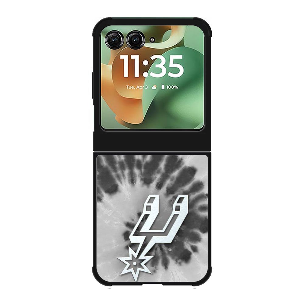 San Antonio Spurs Tie Dye Style Logo Motorola Moto RAZR 2025 Case OV10416