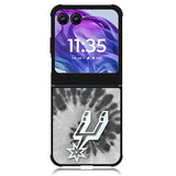 San Antonio Spurs Tie Dye Style Logo Motorola Moto Razr Plus 2024 , Moto Razr+ 2024 Case OV10416