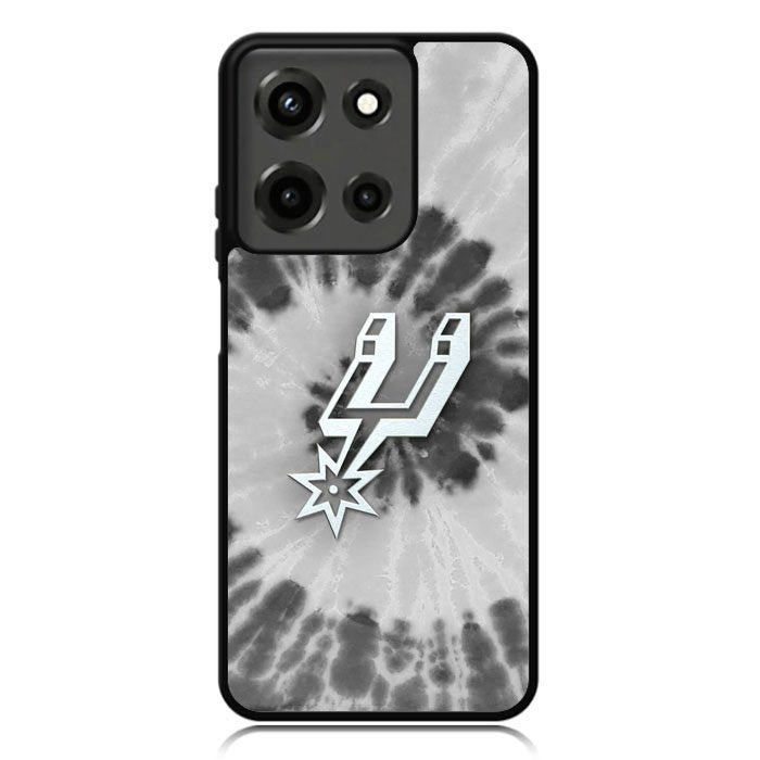 San Antonio Spurs Tie Dye Style Logo Motorola Moto G 5G 2025 Case OV10416