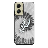 San Antonio Spurs Tie Dye Style Logo Motorola Moto G Stylus 5G 2024 Case OV10416