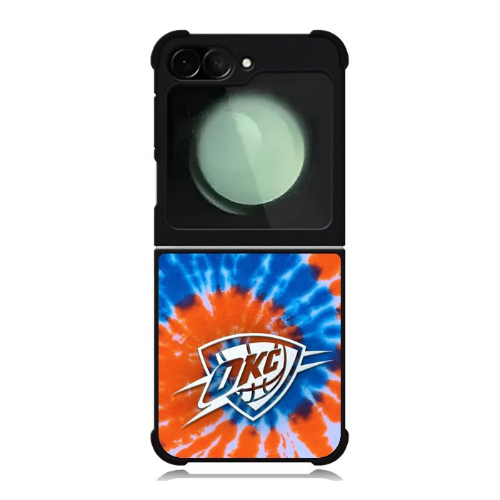 Oklahoma City Thunder Tie Dye Style Logo Samsung Galaxy Z Flip 6 5G 2024 Case OV10520