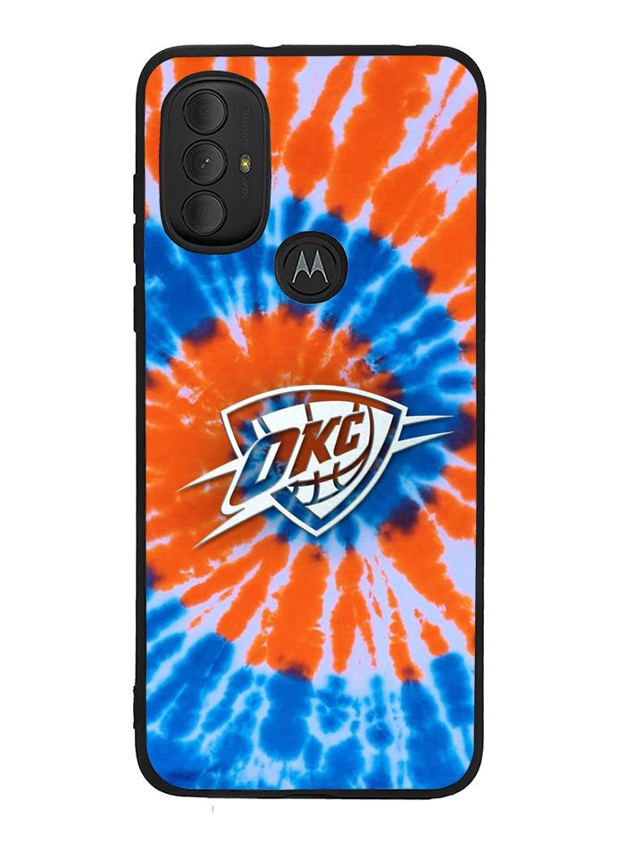 Oklahoma City Thunder Tie Dye Style Logo Motorola Moto G Pure 2021 , Moto G Power 2022 Case OV10520