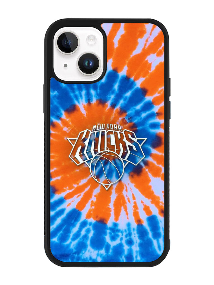 New York Knicks Tie Dye Style Logo iPhone 14 Plus Case QC10513