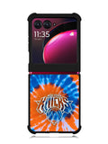 New York Knicks Tie Dye Style Logo Motorola Moto Razr Plus 2023 , Moto Razr+ 2023 Case OV10513
