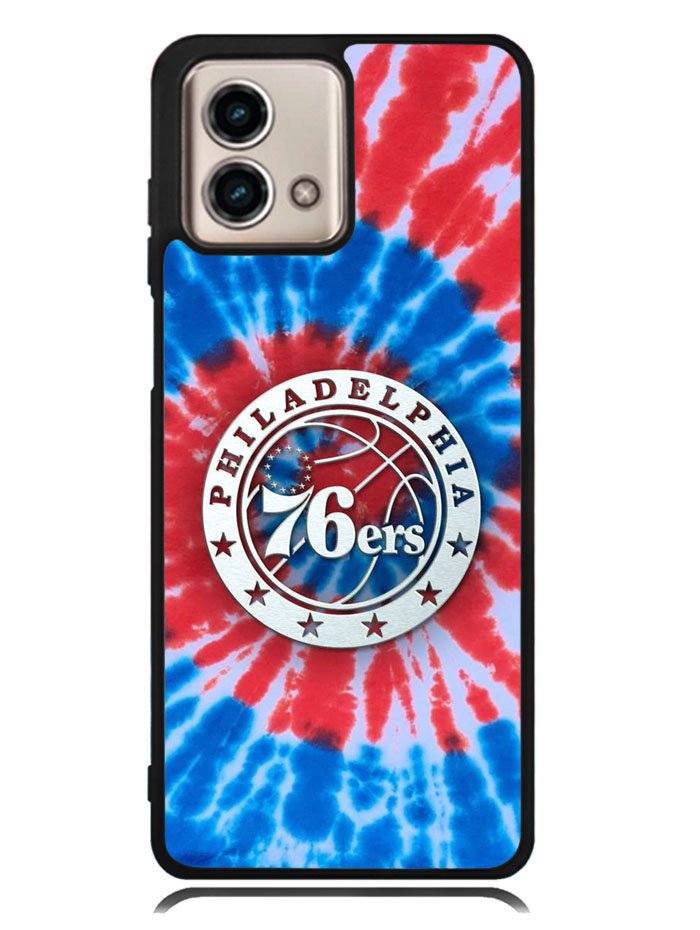 Philadelphia 76ers Tie Dye Style Logo Motorola Moto G Stylus 5G 2023 Case OV10542