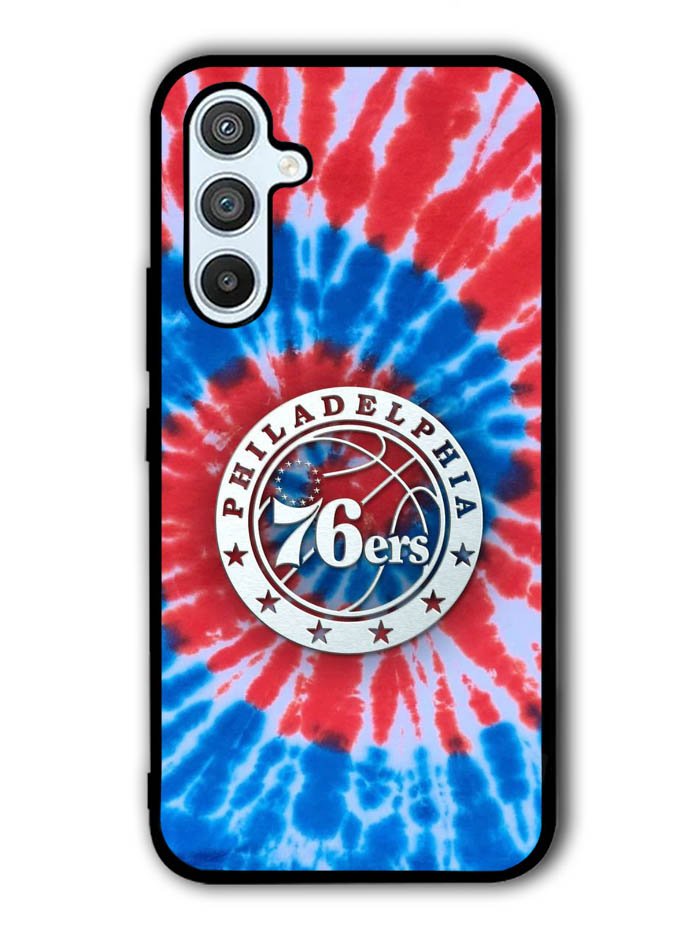 Philadelphia 76ers Tie Dye Style Logo Samsung Galaxy A14 5G Case QC10542