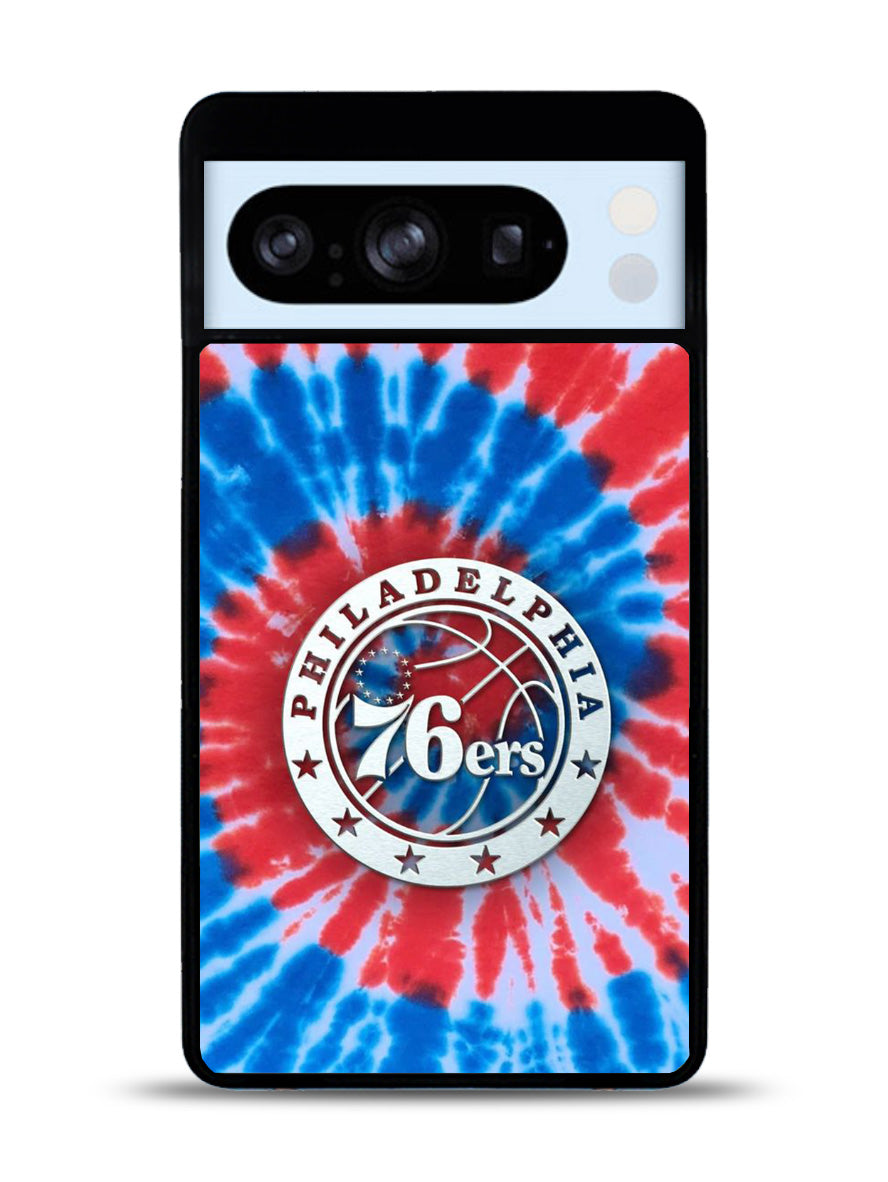 Philadelphia 76ers Tie Dye Style Logo Google Pixel 8 Pro Case QC10542