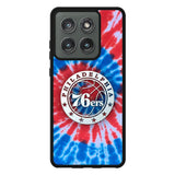 Philadelphia 76ers Tie Dye Style Logo Motorola Moto Edge 2025 Case QC10542