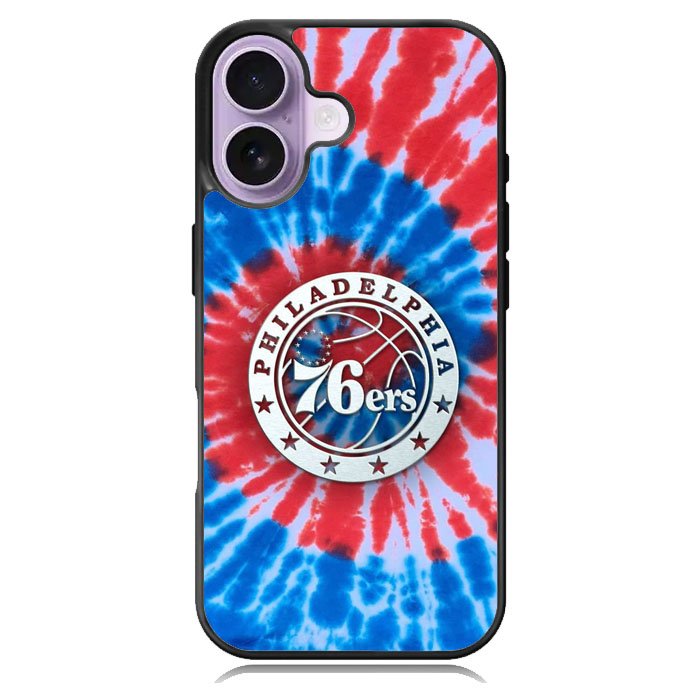 Philadelphia 76ers Tie Dye Style Logo iPhone 17 Case OV10542