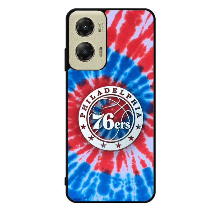 Philadelphia 76ers Tie Dye Style Logo Motorola Moto G Stylus 5G 2024 Case OV10542
