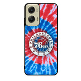 Philadelphia 76ers Tie Dye Style Logo Motorola Moto G Stylus 5G 2024 Case OV10542