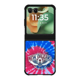 New Orleans Pelicans Tie Dye Style Logo Motorola Moto RAZR 2025 Case OV10512