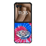 New Orleans Pelicans Tie Dye Style Logo Motorola Moto RAZR Plus 2025 Case OV10512