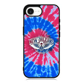 New Orleans Pelicans Tie Dye Style Logo iPhone 16e Case OV10512