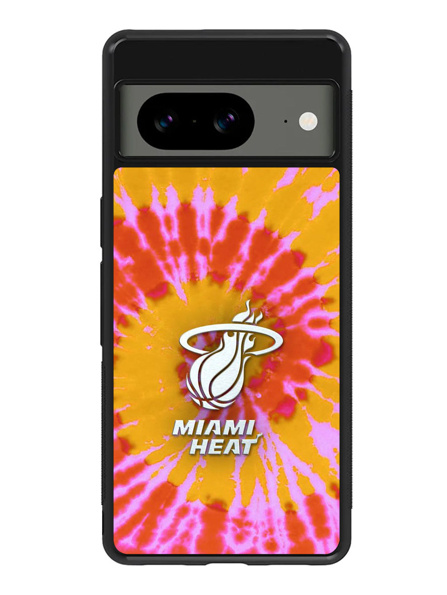 Miami Heat Tie Dye Style Logo Google Pixel 8 Case QC10493