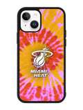 Miami Heat Tie Dye Style Logo iPhone 14 Plus Case QC10493