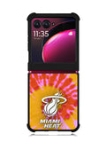 Miami Heat Tie Dye Style Logo Motorola Moto Razr Plus 2023 , Moto Razr+ 2023 Case OV10493