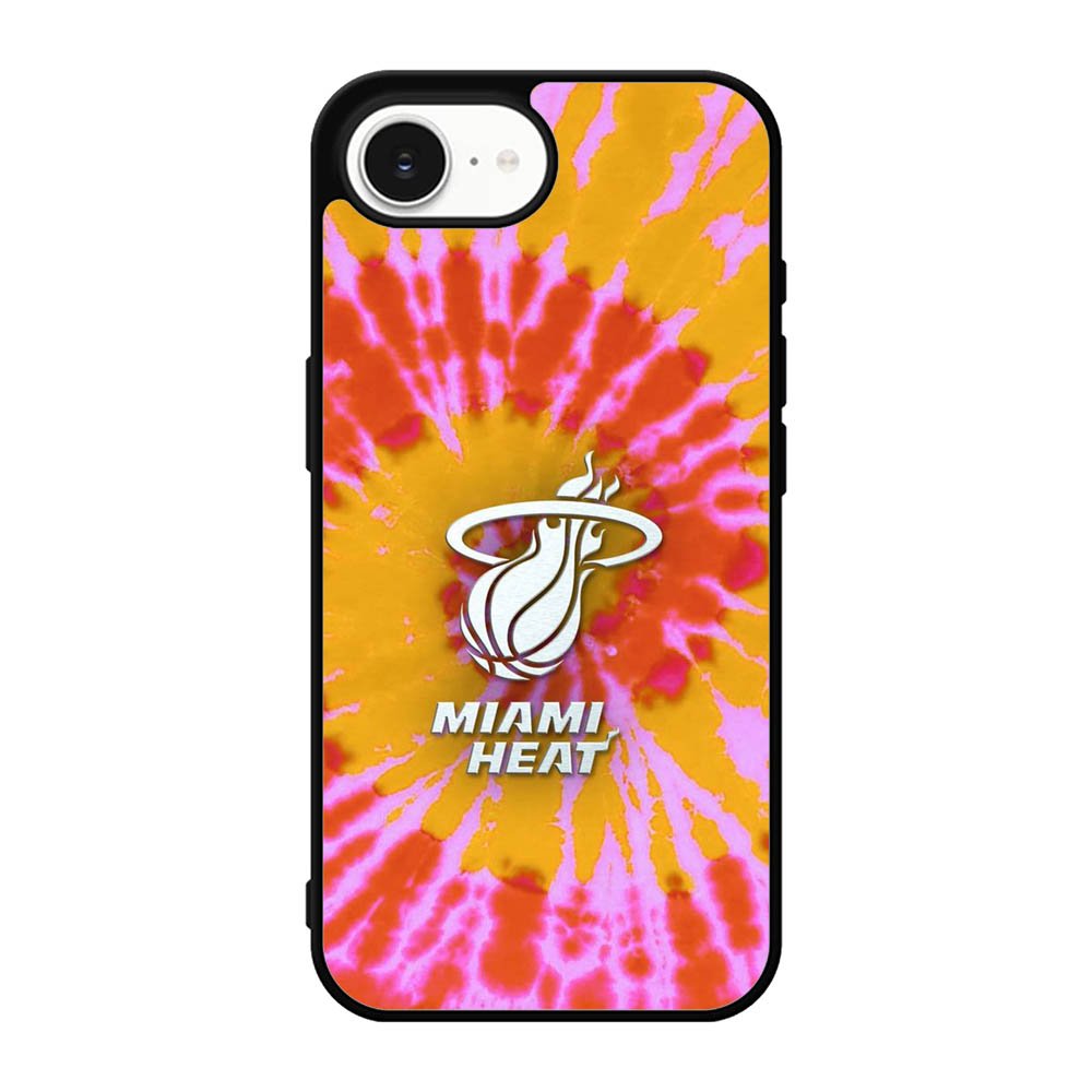 Miami Heat Tie Dye Style Logo iPhone 17e Case OV10493