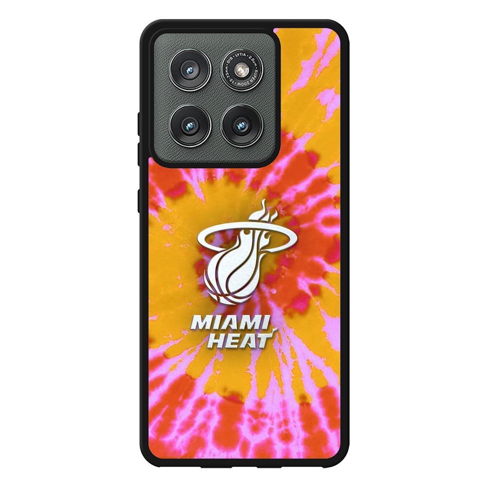 Miami Heat Tie Dye Style Logo Motorola Moto Edge 2025 Case OV10493